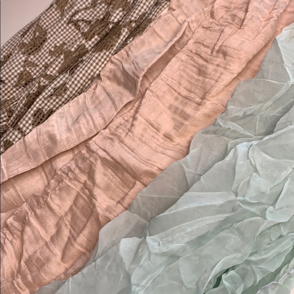 Lot of 3 Scarface’s Pastel Infinity Scarf 3 Piece a bundle